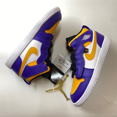Nike PS Air Jordan 1 Mid "Lakers"
