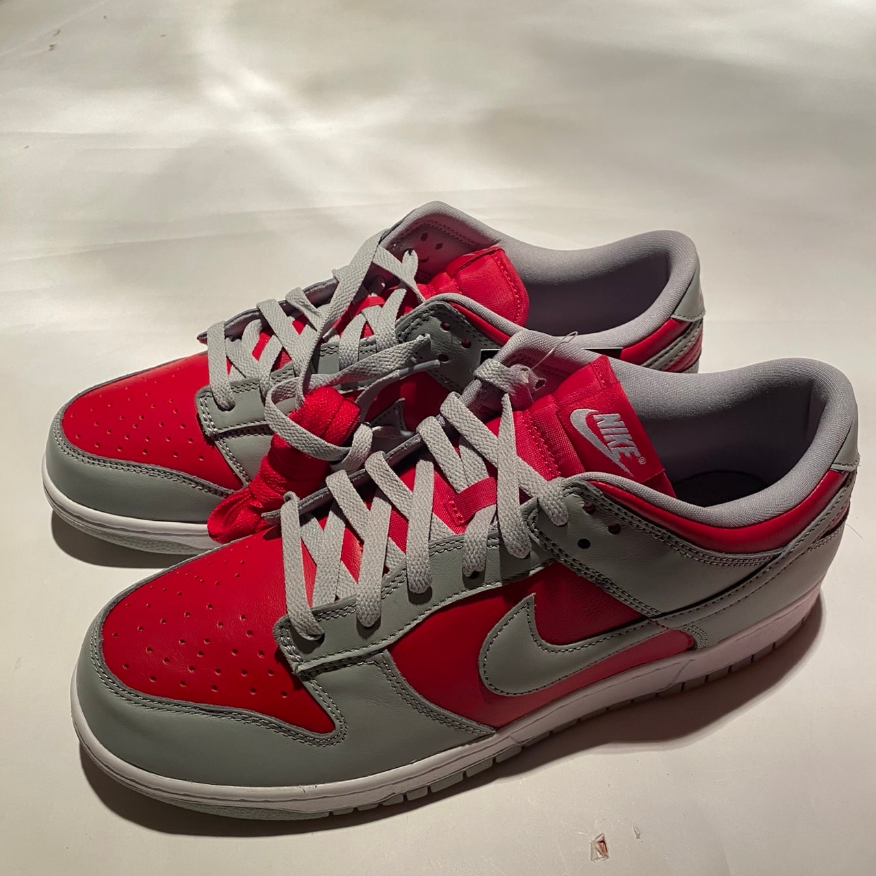 Nike Dunk Low "Varsity Red and Silver"