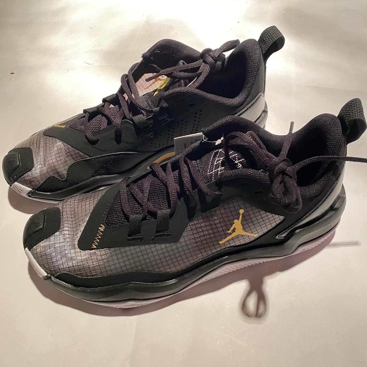 Nike Jordan One Take 4 "Black/White/Metallic Gold"