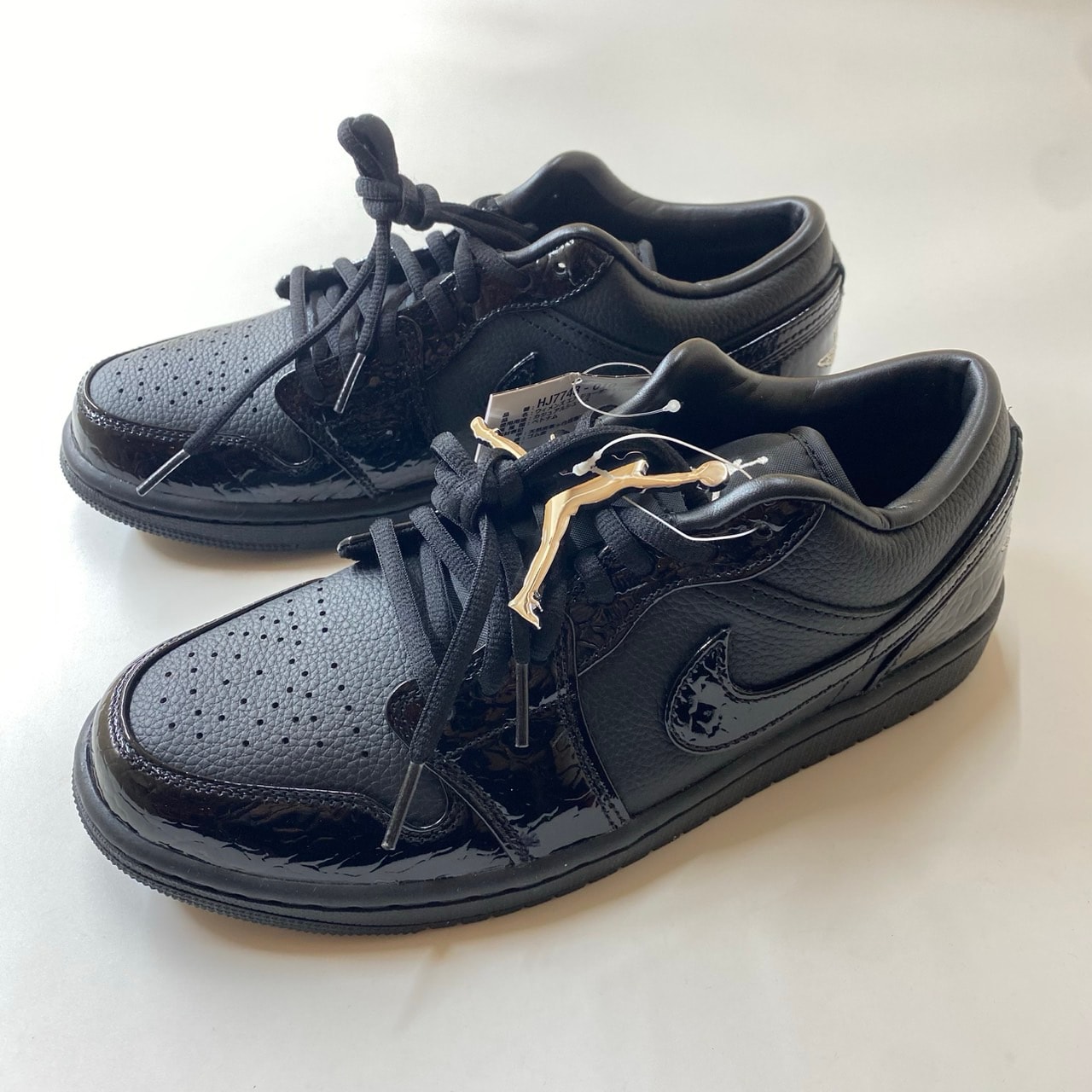 Nike Women's Air Jordan 1 Low SE "Black Croc"