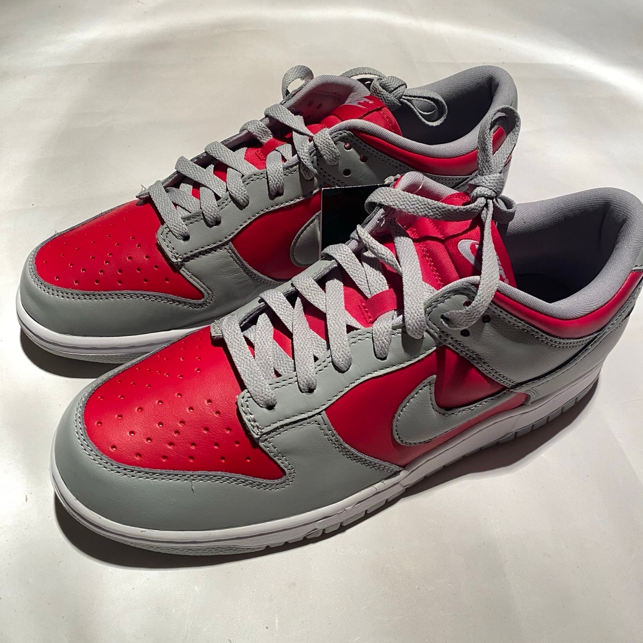Nike Dunk Low "Varsity Red and Silver"