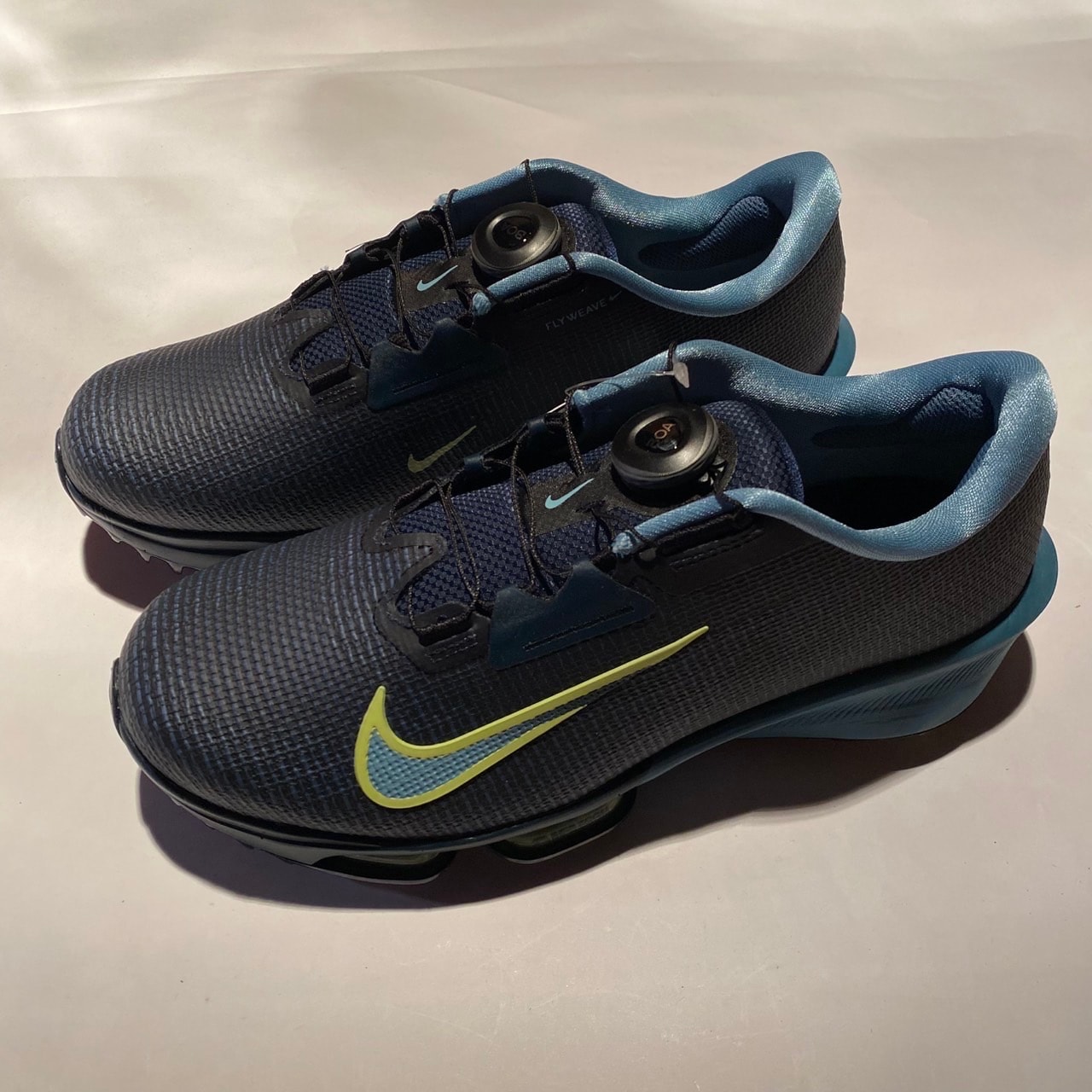 Nike Infinity Tour Boa 2 "Armory Navy/Smokey Blue/Light Lemon Twist" (Wide)