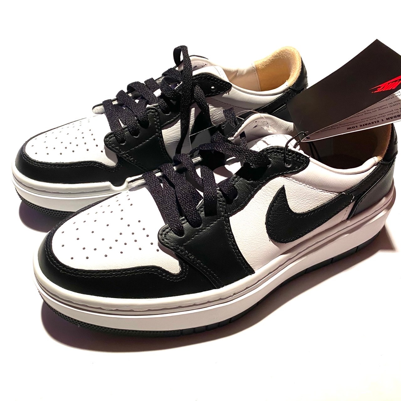 Nike Women's Air Jordan 1 Low Elevate "White/Black"