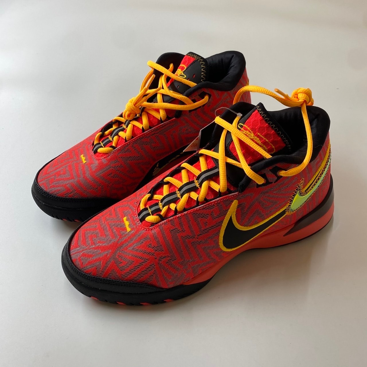 Nike LeBron NXXT Genisus "Bright Crimson/Black/Sundial/Laser Orange"
