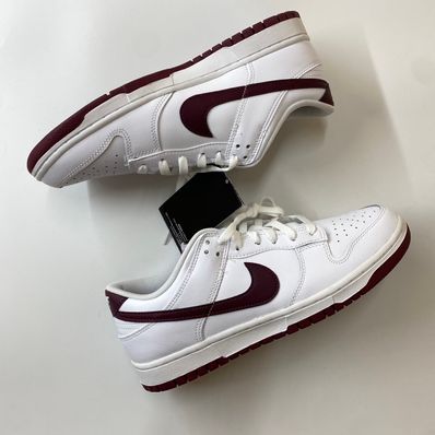Nike Dunk Low "White/Night Maroon"