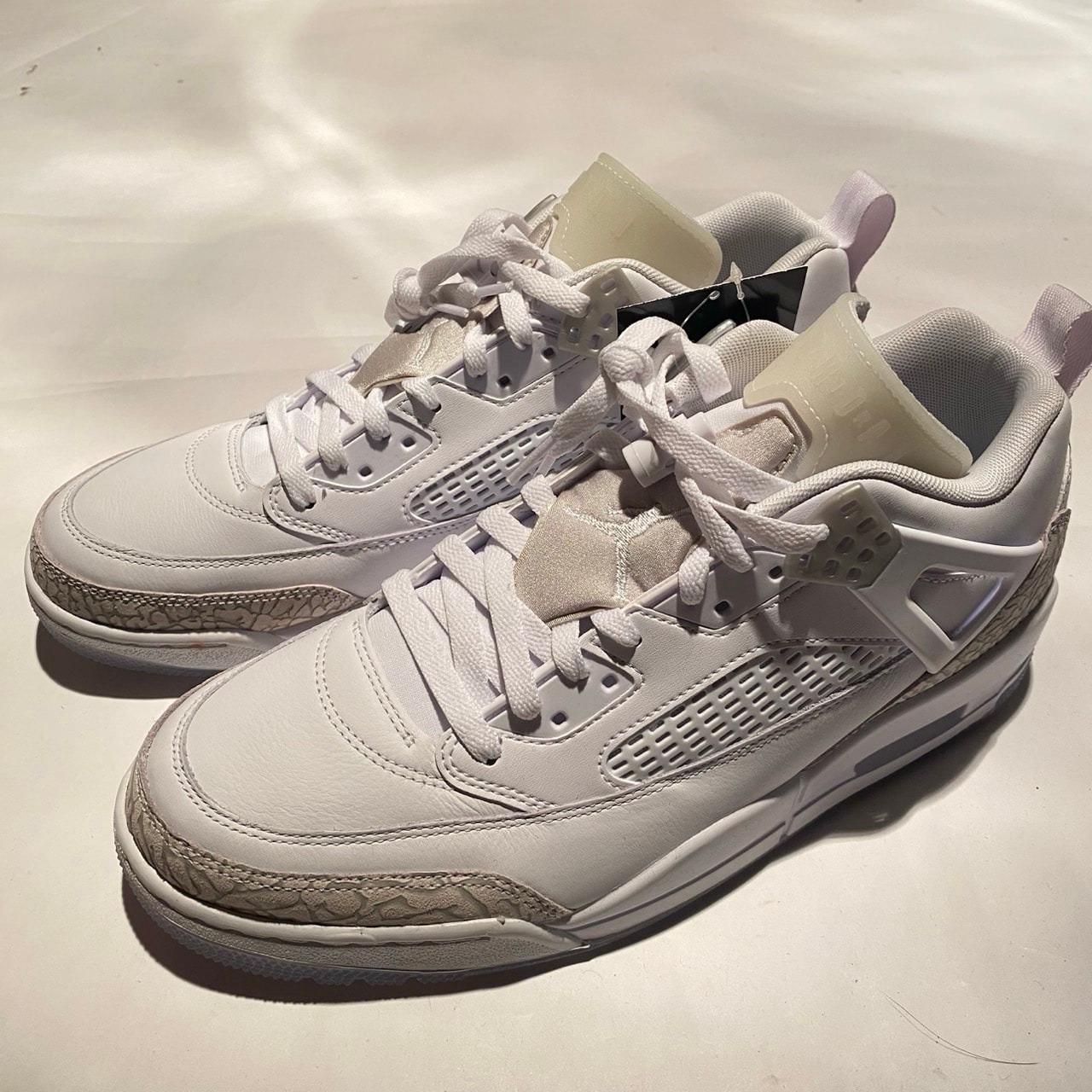 Nike Jordan Spizike Low "White/Metallic Silver"