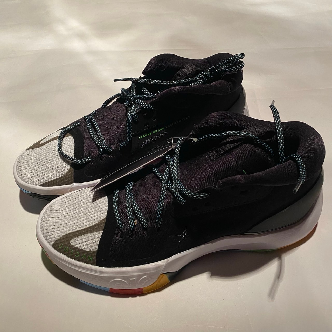 Nike Jordan Zoom Separate "Black/Laser Orange/Green Strike"