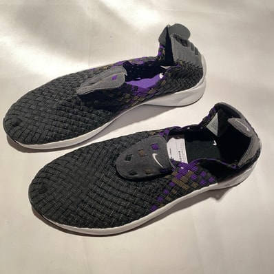 NIKE AIR WOVEN "BLACK/PURPLE"