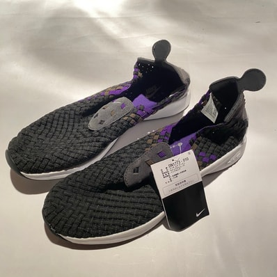 NIKE AIR WOVEN "BLACK/PURPLE"