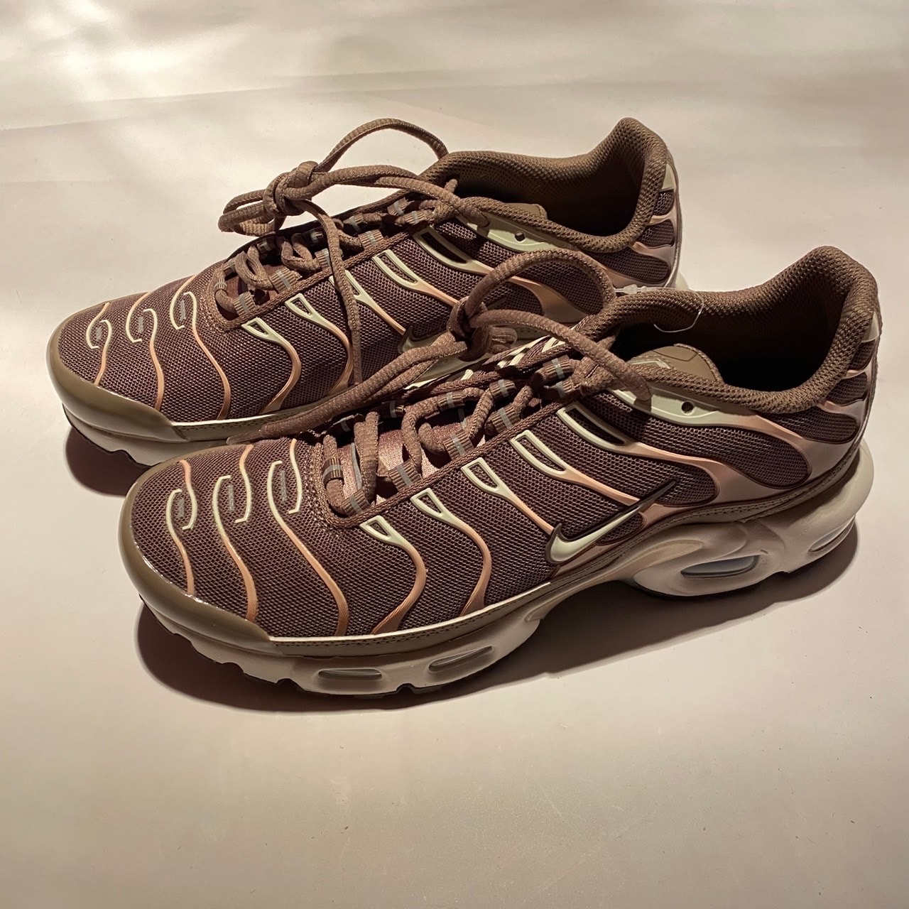 Nike Women's Air Max Plus "Mink Brown/Baroque Brown/Sail/Metallic Silver"