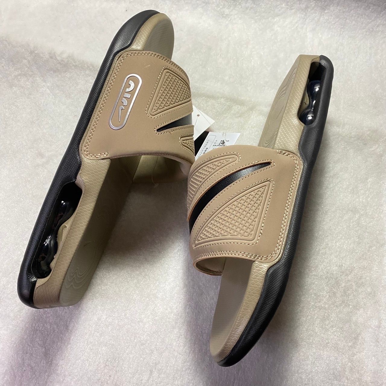 Nike Air Max Cirro Slide "Khaki/Metallic Silver/Black"