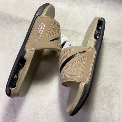 Nike Air Max Cirro Slide "Khaki/Metallic Silver/Black"