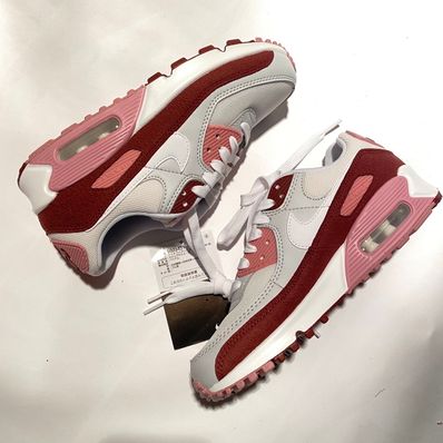 Nike Women's Air Max 90 SE "Dark Team Red/Platinum Tint/Pure Platinum/White"