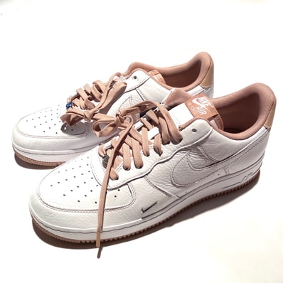 Nike Women's Air Force 1 '07 Mini Jewel "White/Metallic Silver/Particle Pink"