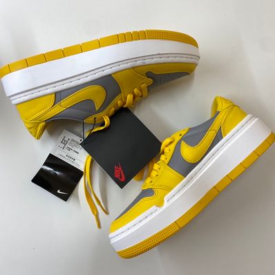 Nike Women's Air Jordan 1 Elevate Low "Grey/Yellow"