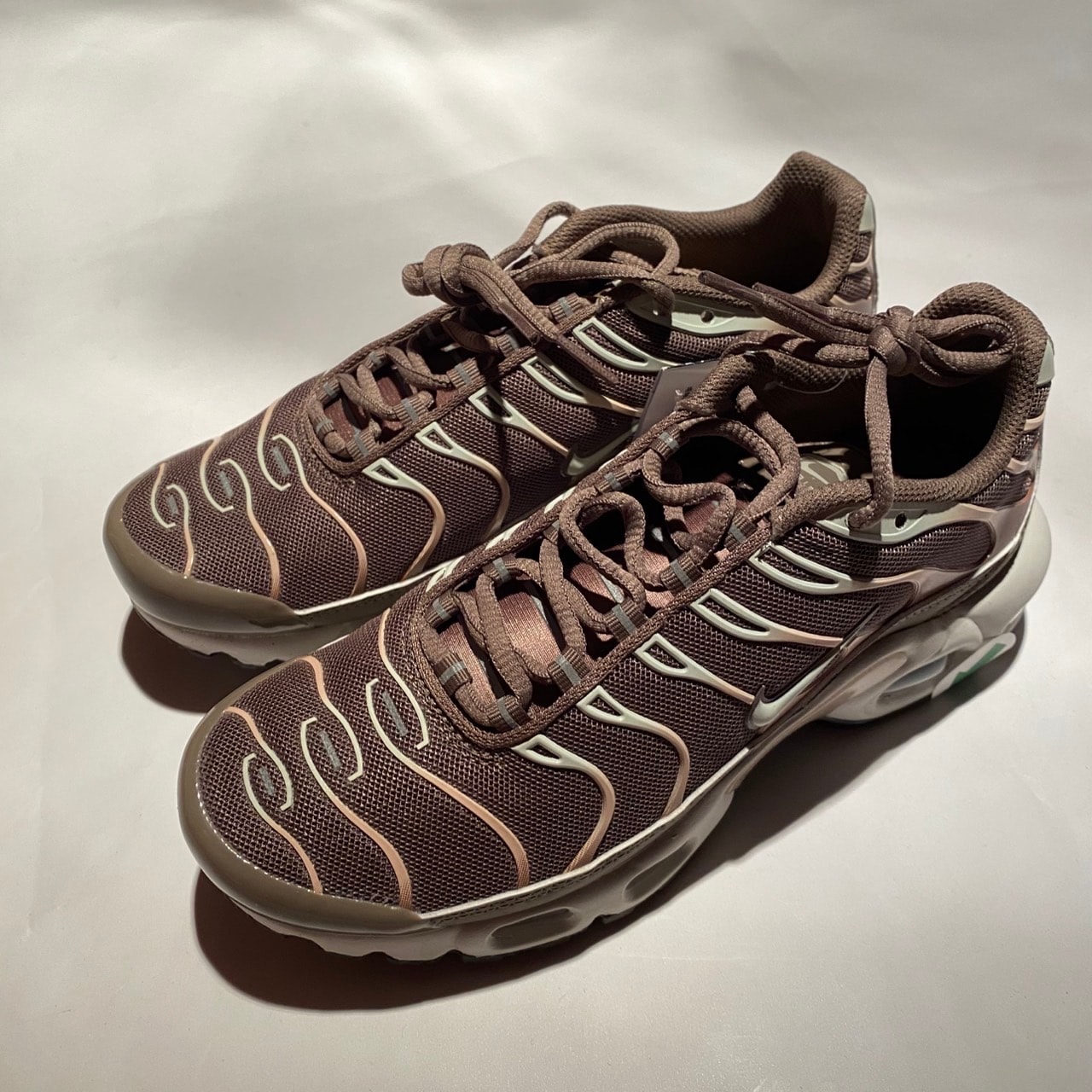 Nike Women's Air Max Plus "Mink Brown/Baroque Brown/Sail/Metallic Silver"