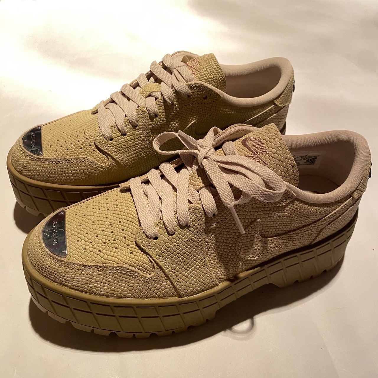 Nike Women's Air Jordan 1 Brooklyn Low "Rattan"