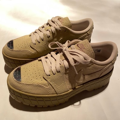 Nike Women's Air Jordan 1 Brooklyn Low "Rattan"
