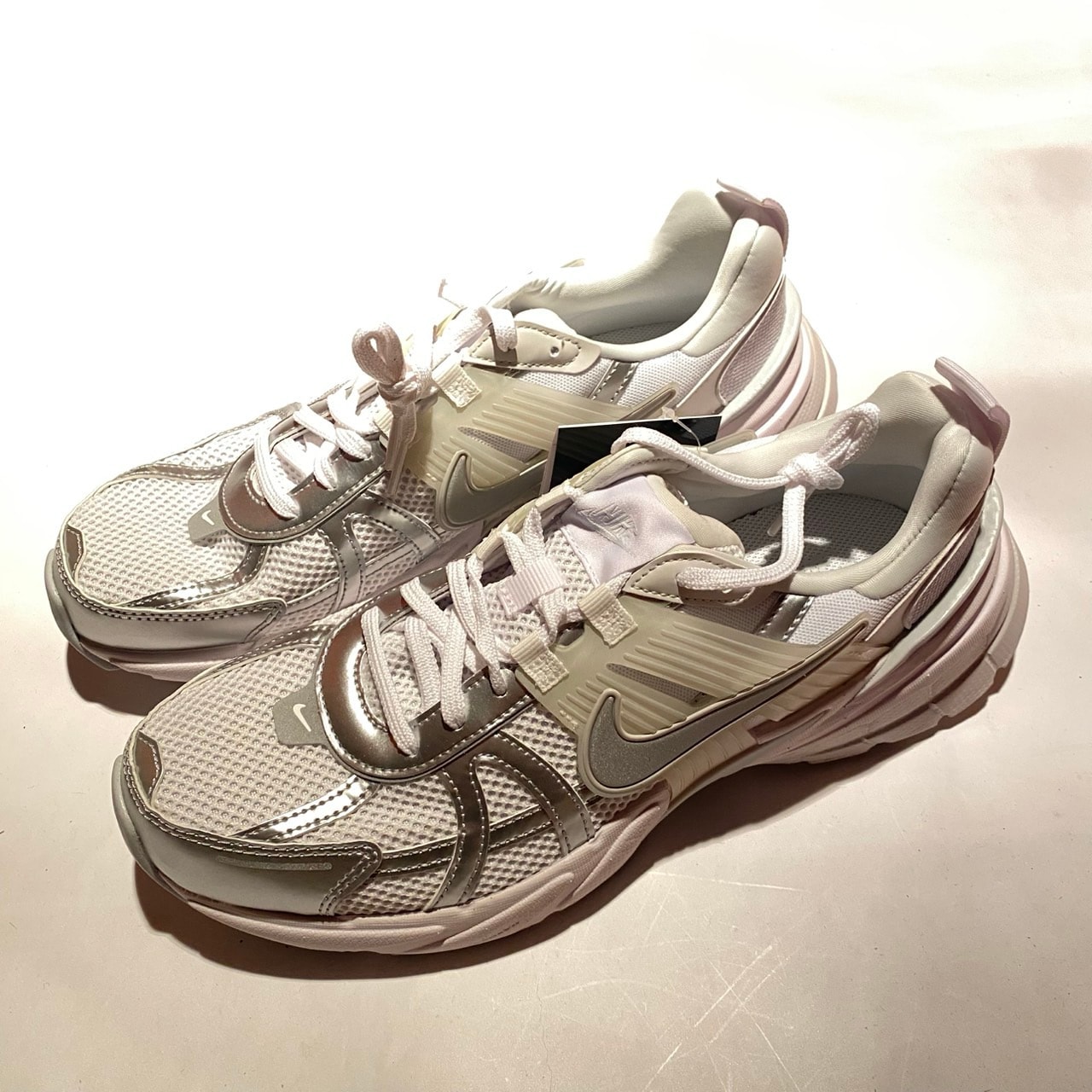 Nike Women's V2K Run "Metallic Silver/White"