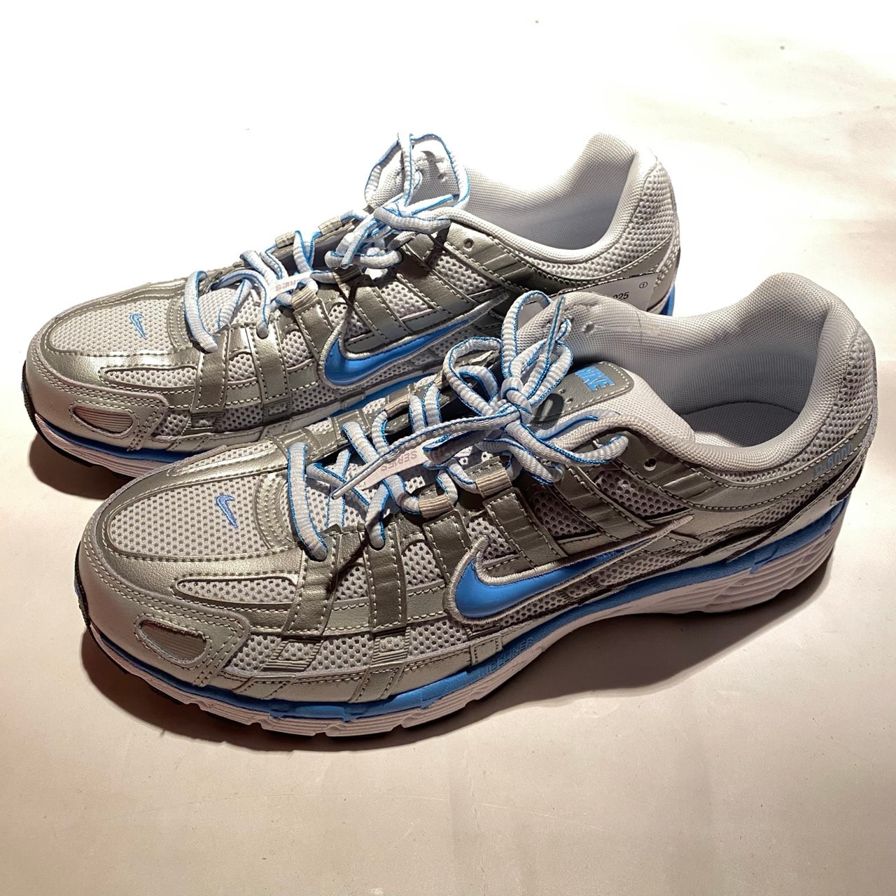 Nike P-6000 "Metallic Platinum/Pure Platinum/Metallic Silver/University Blue"