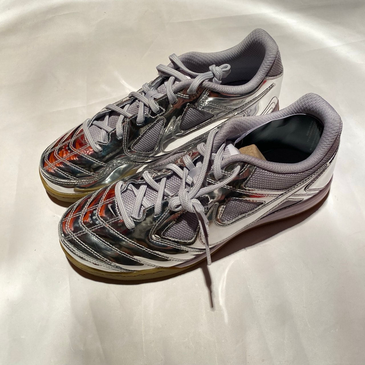 Nike Gato LV8 "Metallic Silver/White/Gum Light Brown"