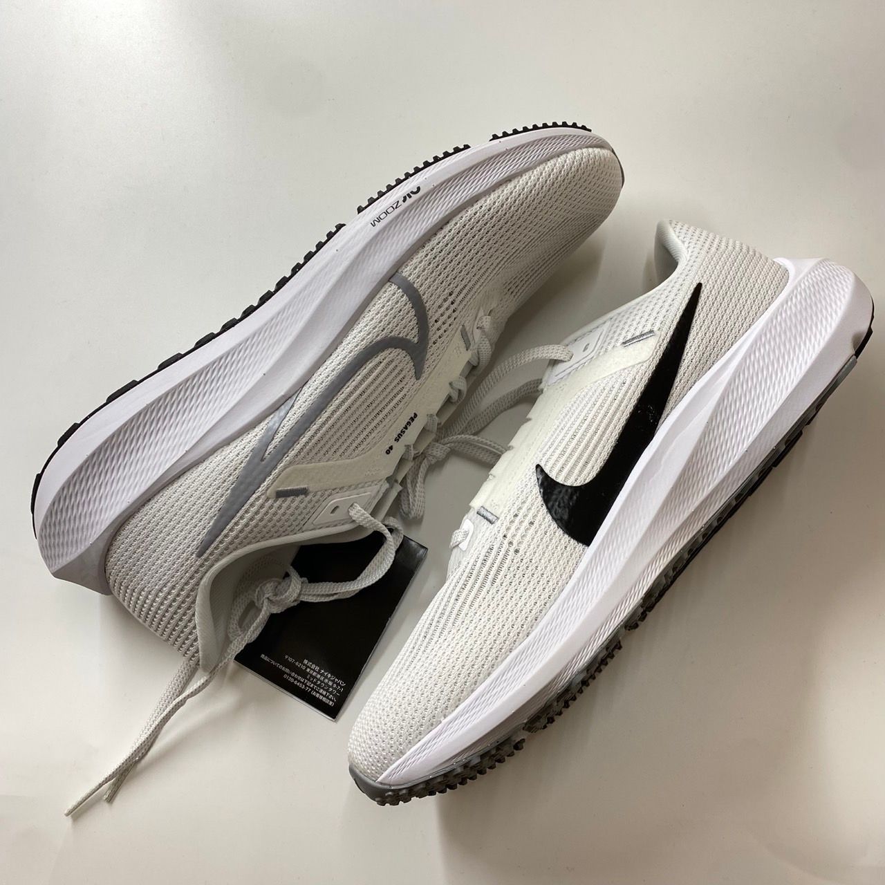 Nike Air Zoom Pegasus 40 "White/Black/Photon Dust/Wolf Grey"