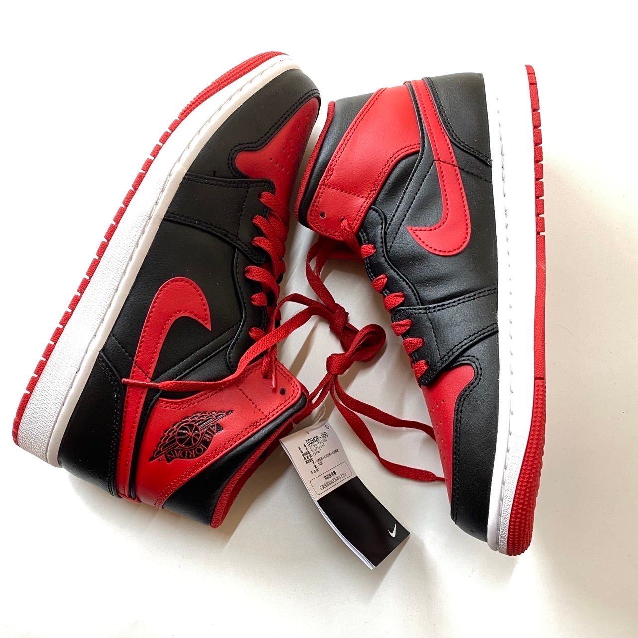 Nike Air Jordan 1 Mid "Bred Toe"