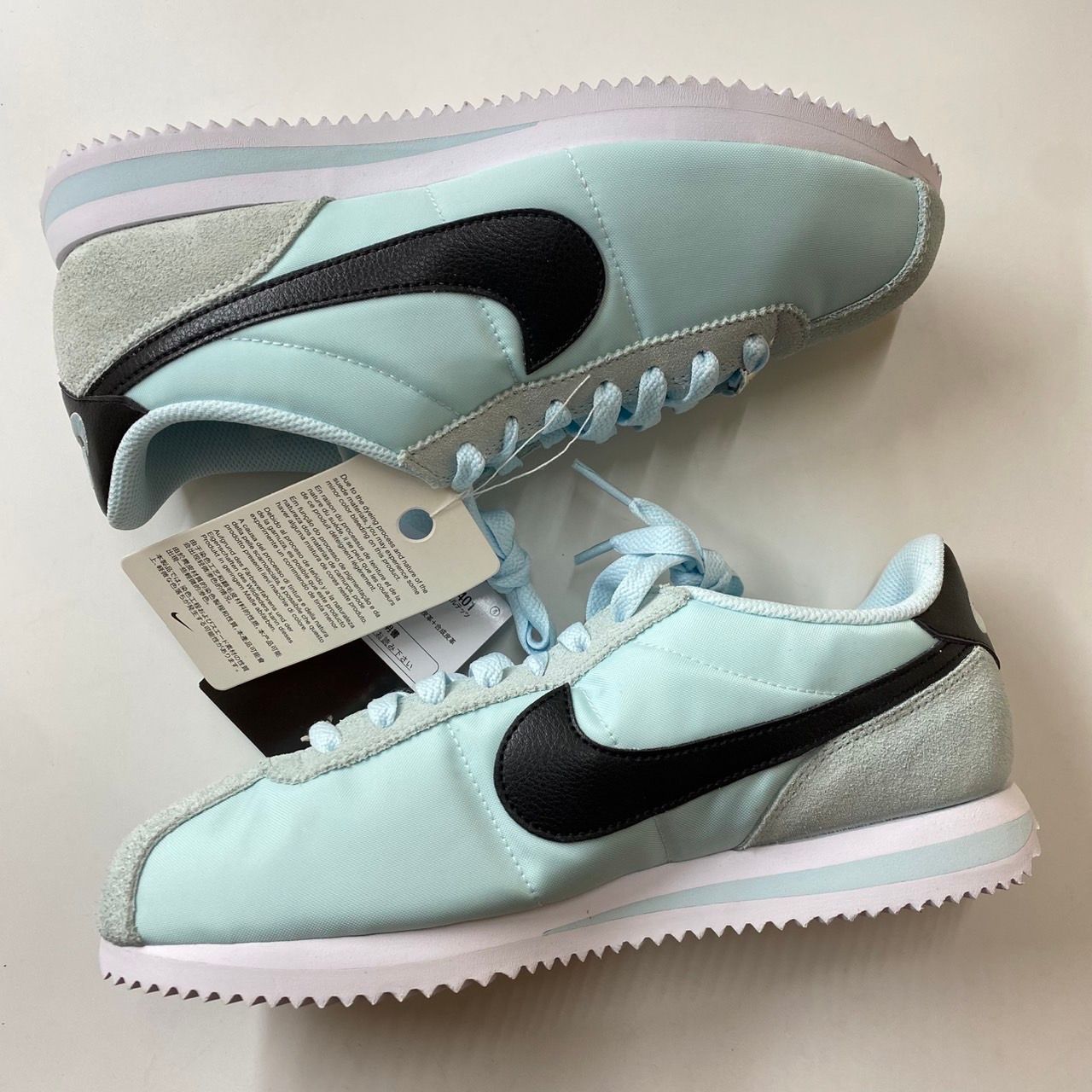 Nike Women's Cortez Textile "Glacier Blue/Black"