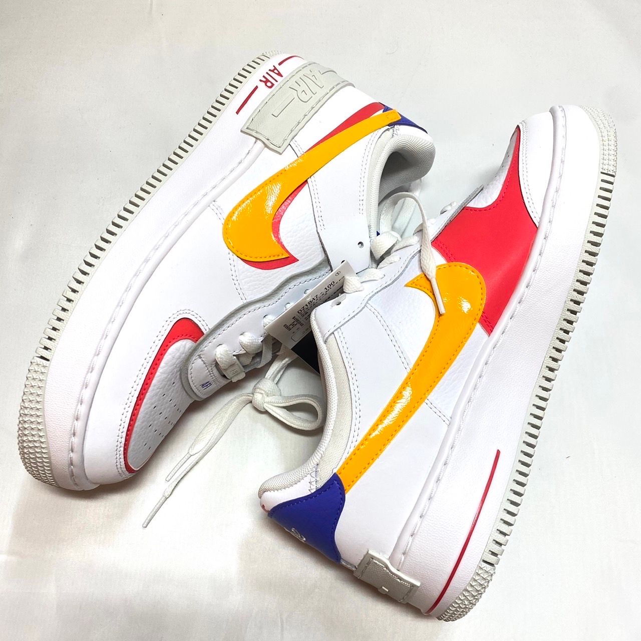 Nike Women's Air Force 1 Shadow "White/Sundial/Siren Red/Photon Dust"