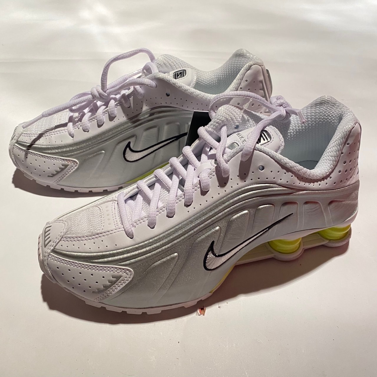 Nike Women's Shox R4 "White/Volt"