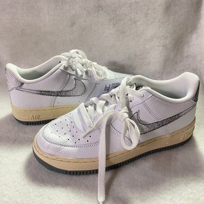 Nike GS Air Force 1 LV8 3 "White/Smoke Grey"