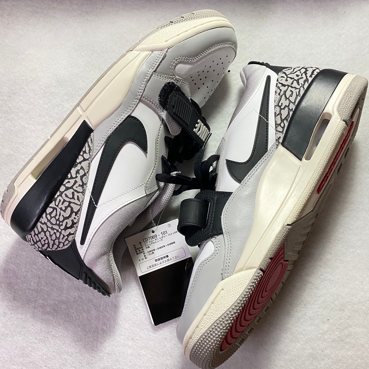 NIke Air Jordan Legacy 312 Low "White/Red"