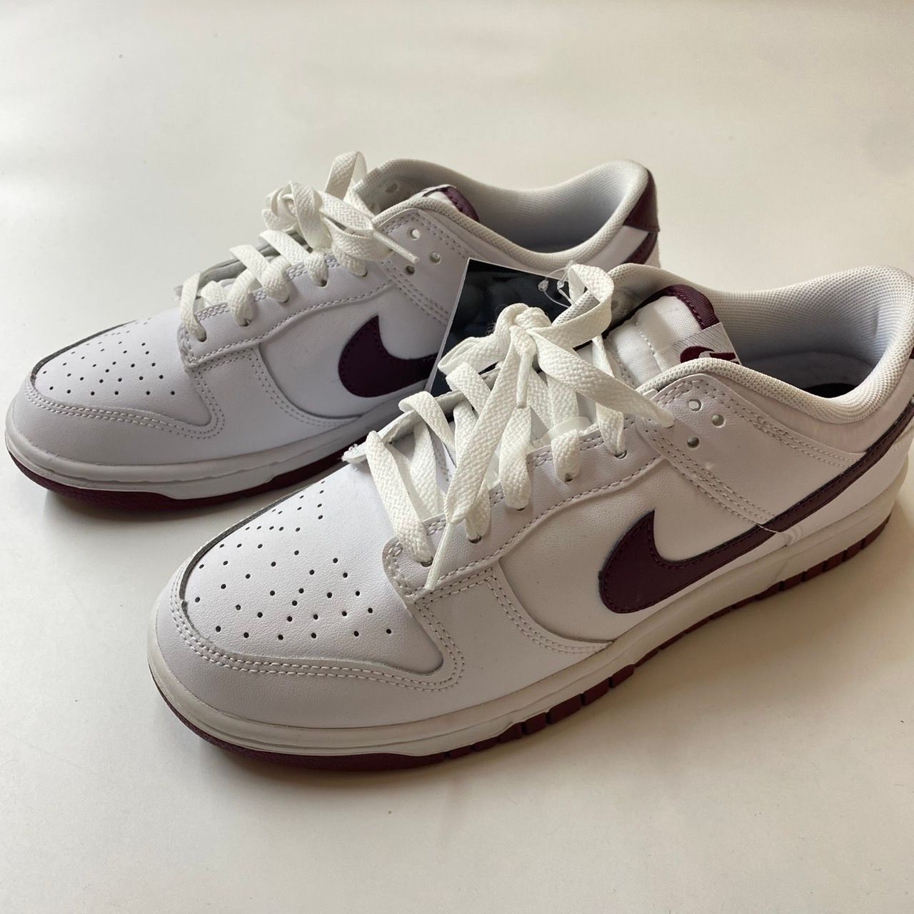 Nike Dunk Low "White/Night Maroon"