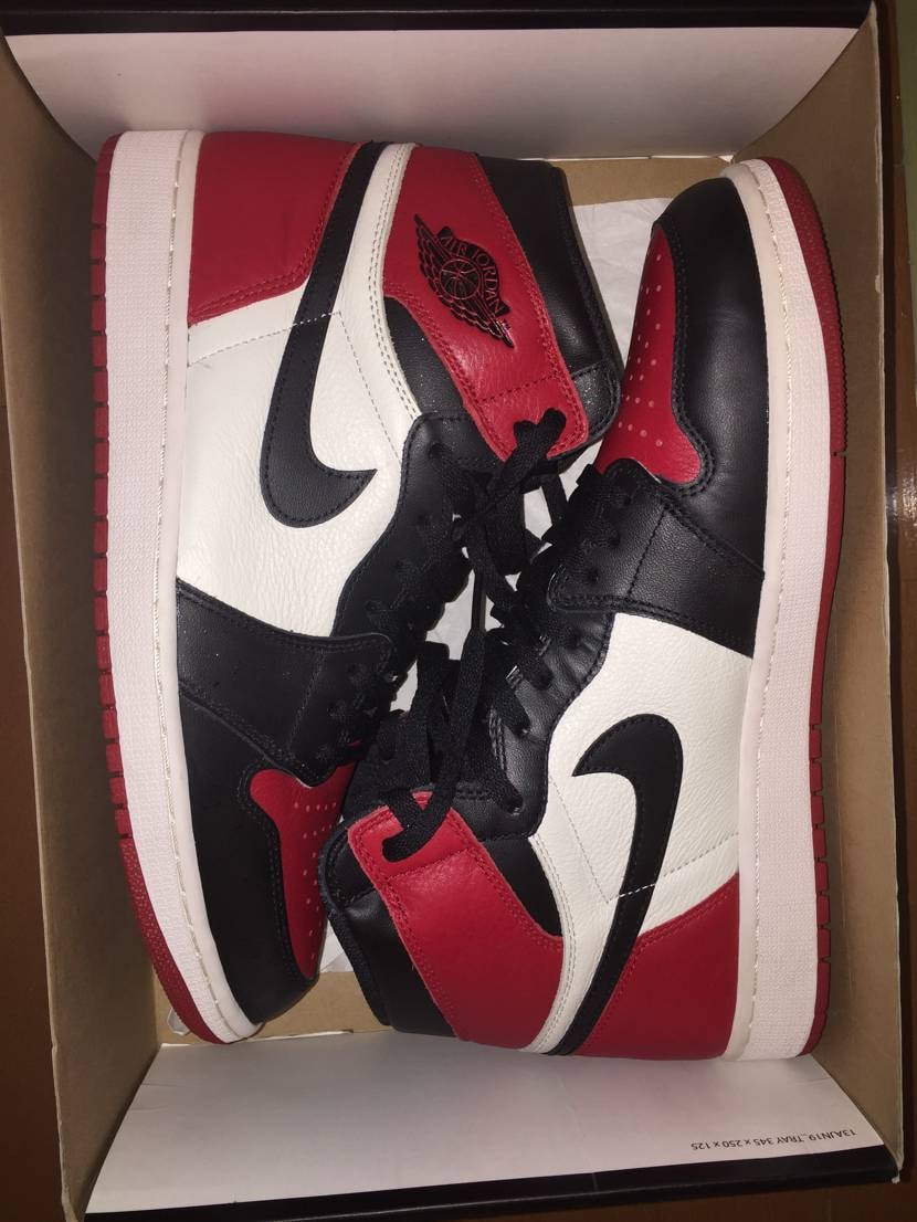 Nike Air Jordan 1 Retro High OG "Bred Toe"