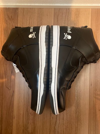 mastermind Japan × Nike Dunk Premium Hi "Black"