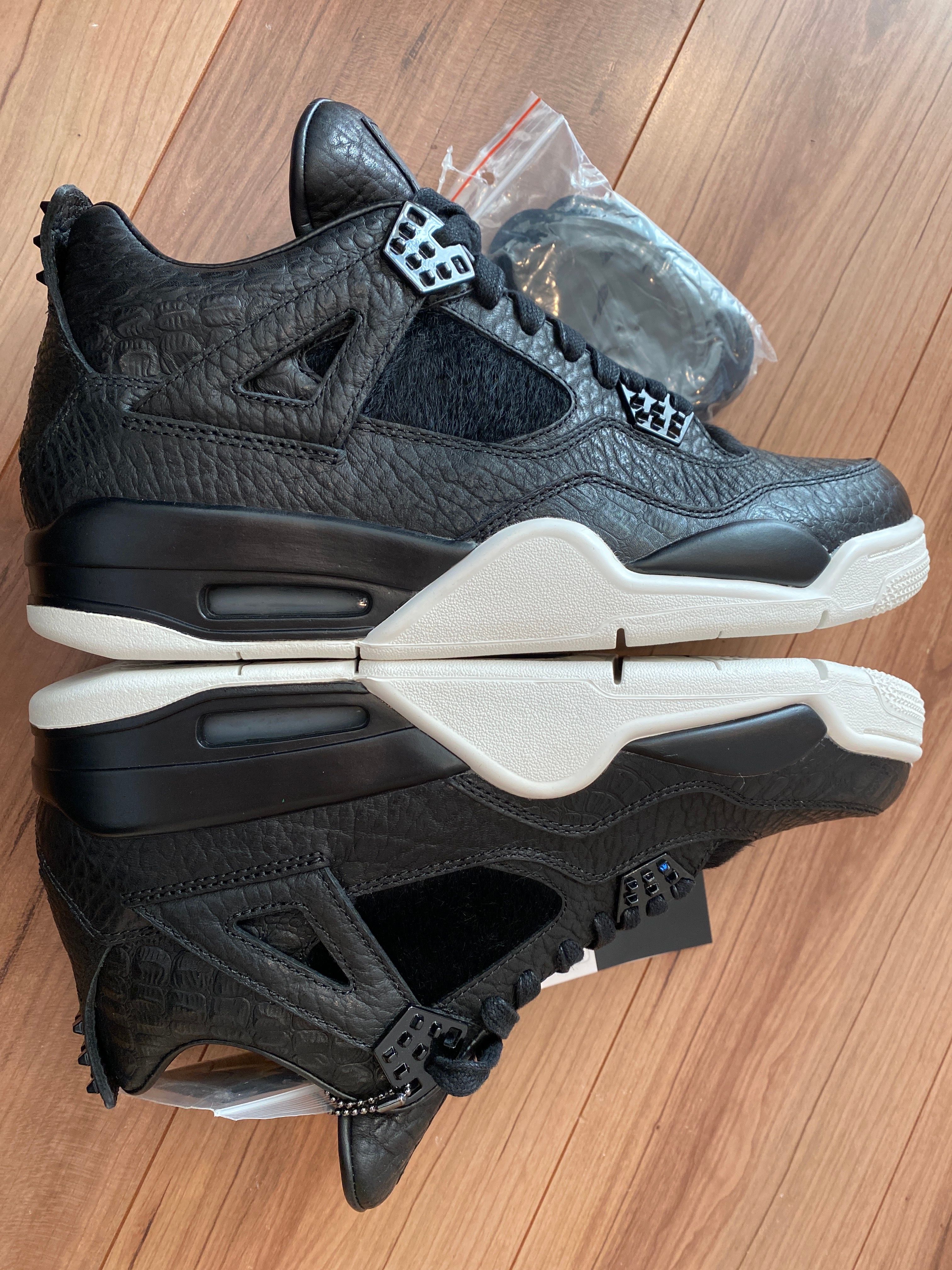 Nike Air Jordan 4 Retro "Pony Hair Black"