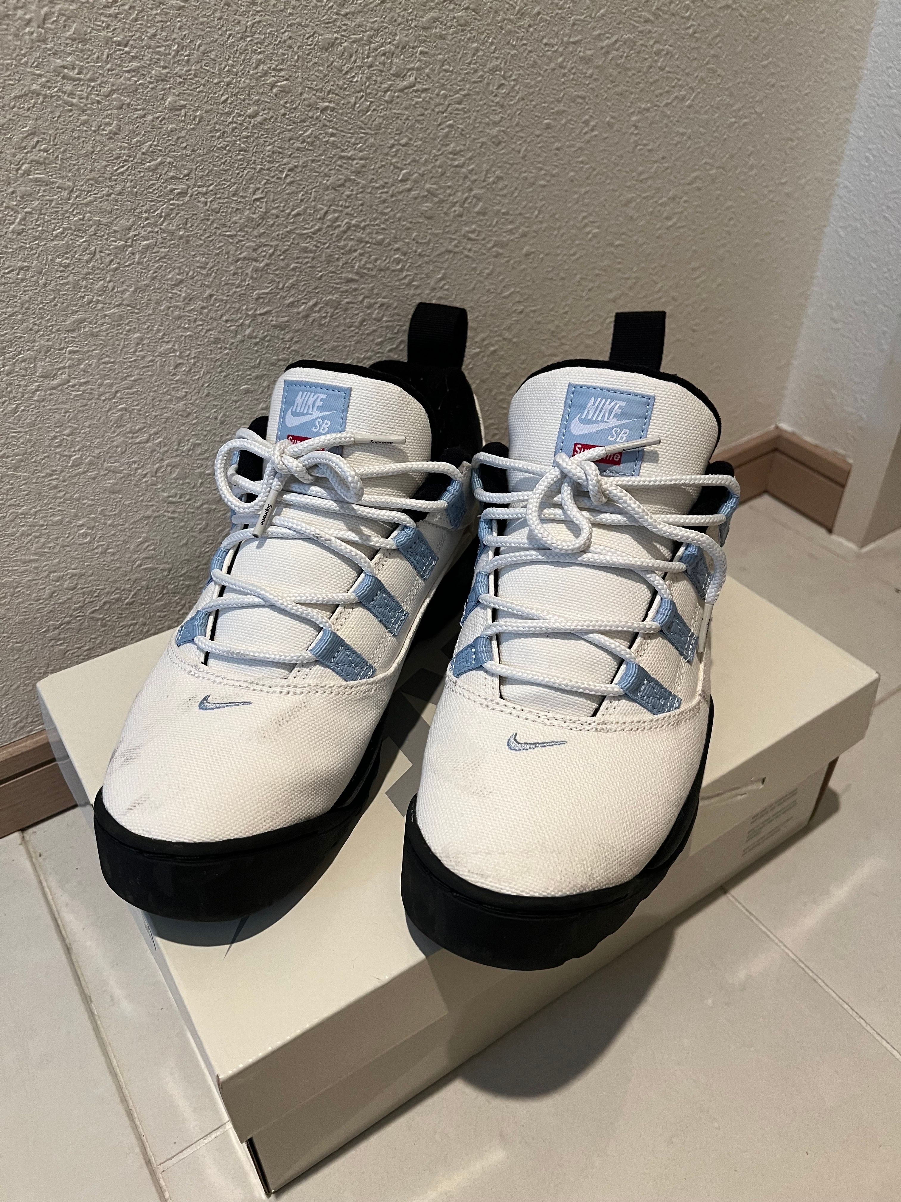 Supreme × Nike SB Darwin Low "White"