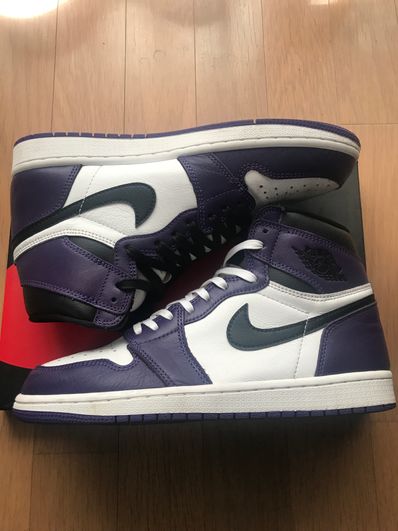 Nike Air Jordan 1 Retro High OG "Court Purple White/Black" (2020)