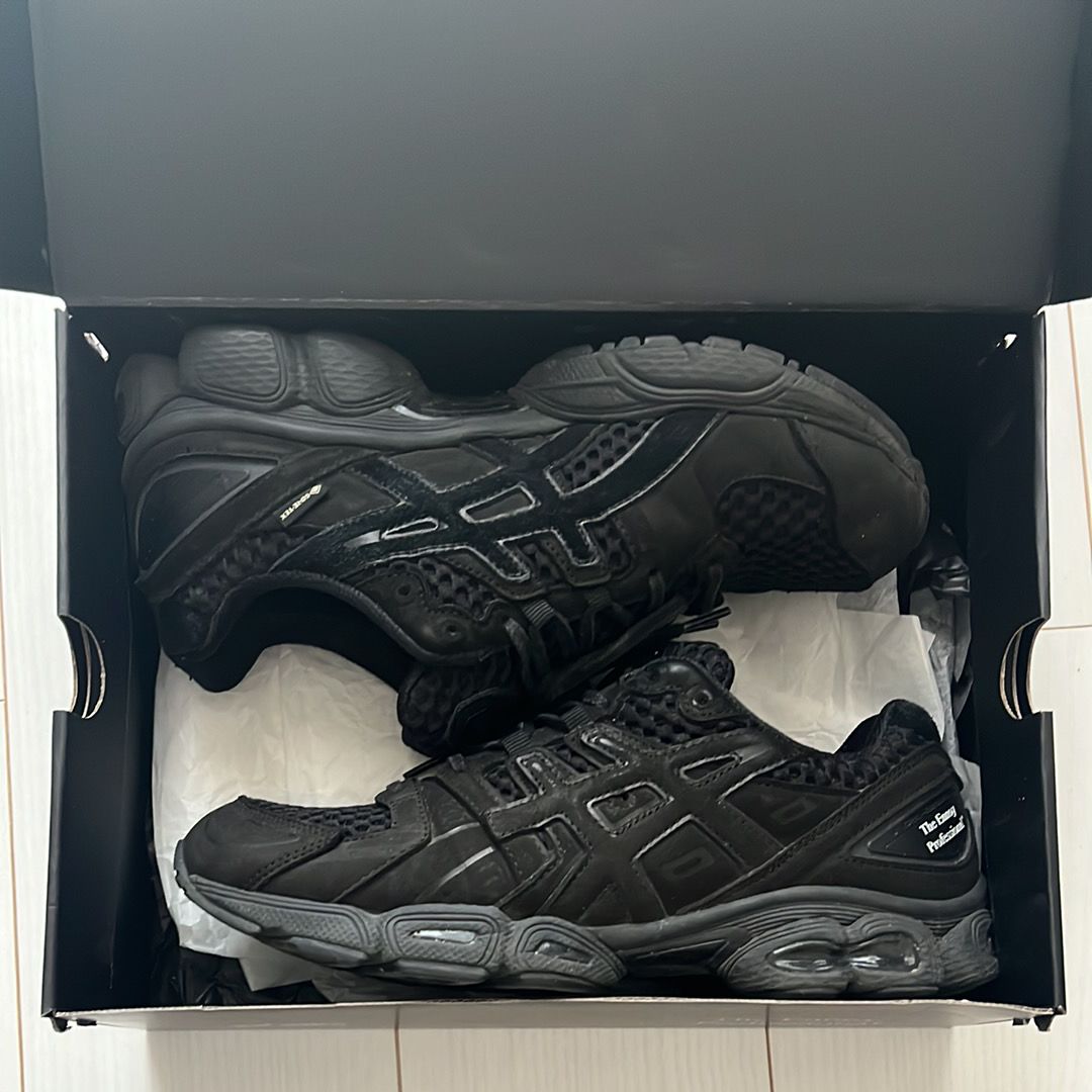 ENNOY × Stylistshibutsu × Asics Gel-Nimbus 9 GORE-TEX "Triple Black"