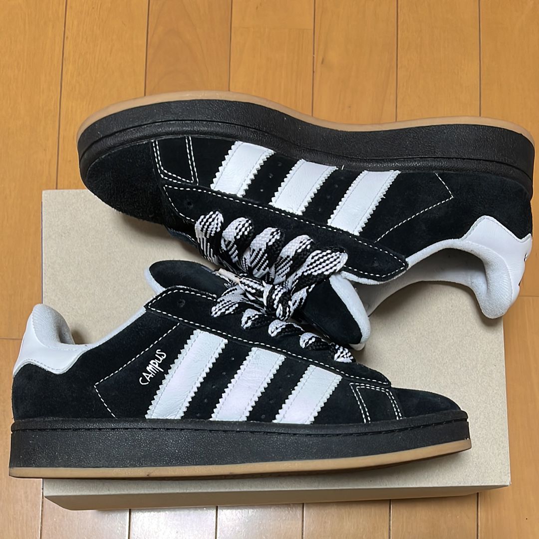 Korn × adidas Campus 00s "Black/White Gum"