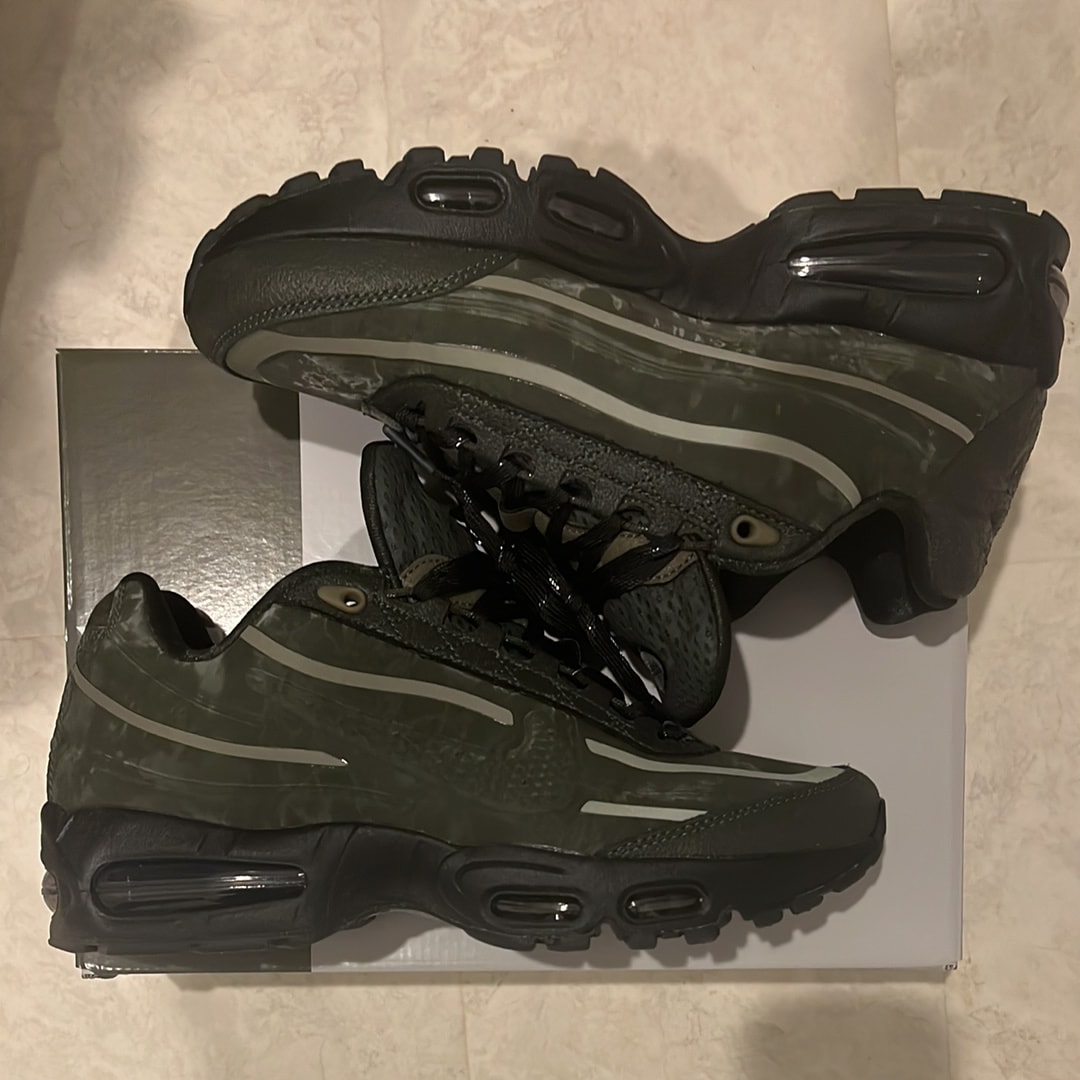 Worksout × Nike Air Max 95 Big Bubble "Uniform/Medium Olive and Sequoia"
