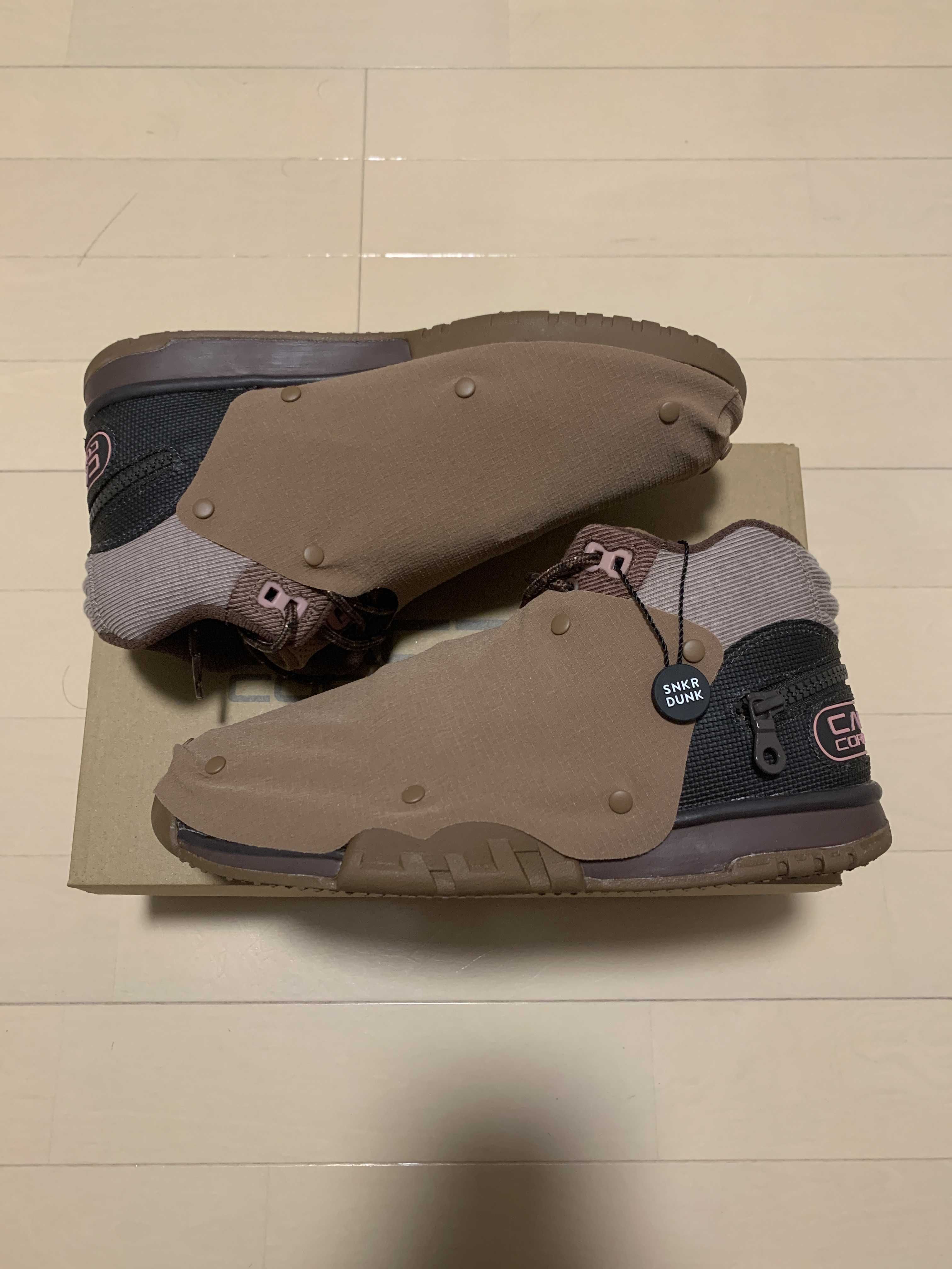 Travis Scott x Nike Air Trainer 1 SP "Archaeo Brown and Rust Pink"
