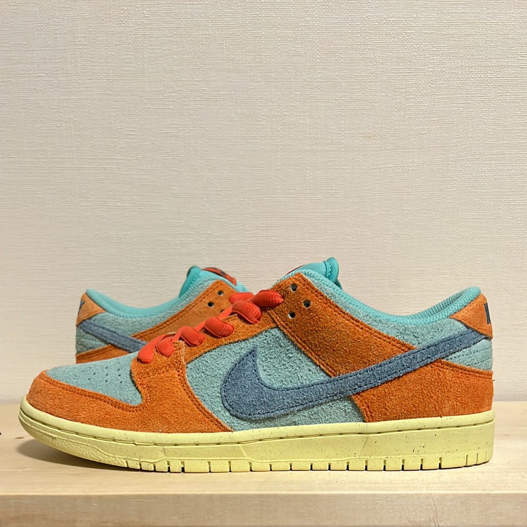 Nike SB Dunk Low Pro PRM "Orange and Emerald Rise"