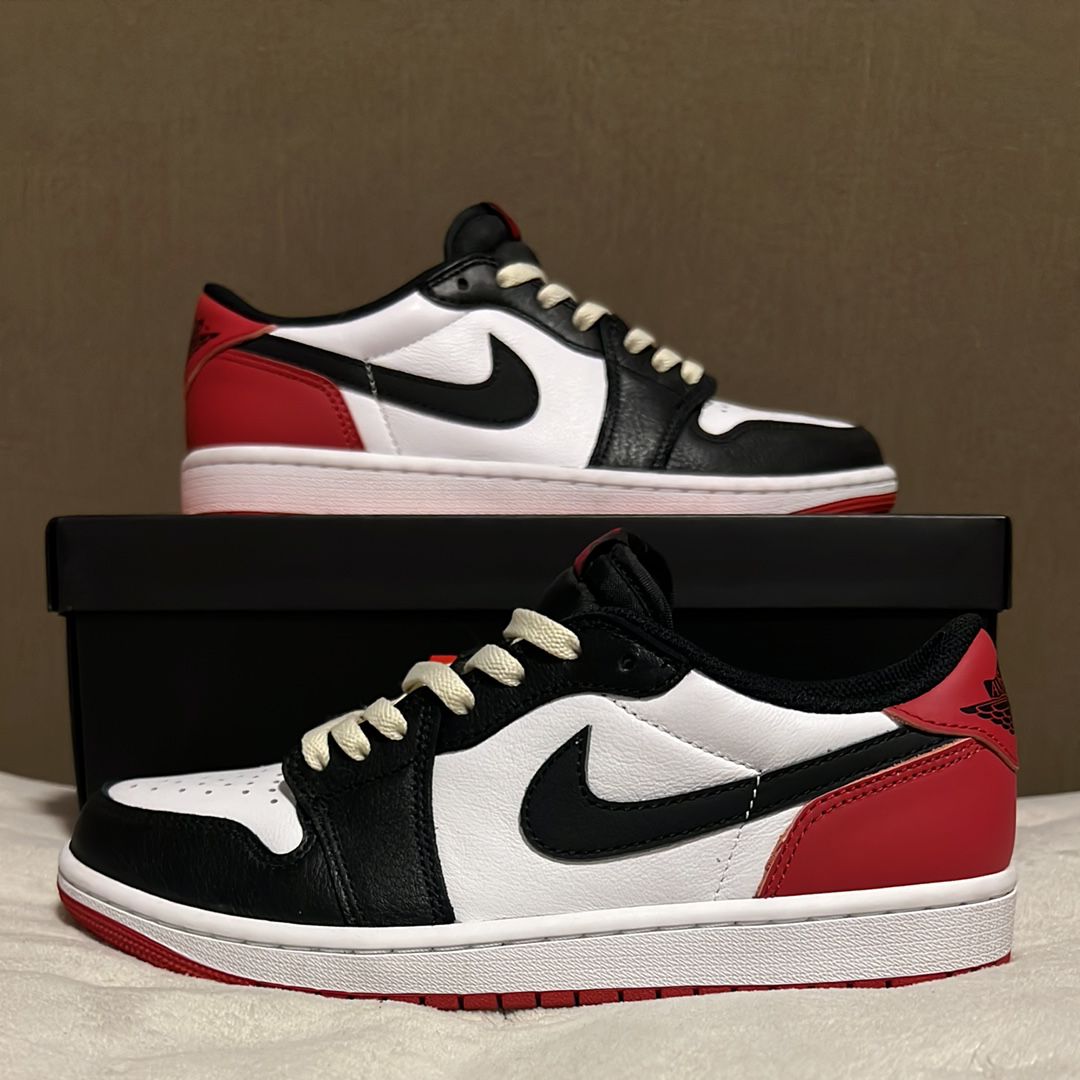 Nike Air Jordan 1 Retro Low OG "Black Toe"