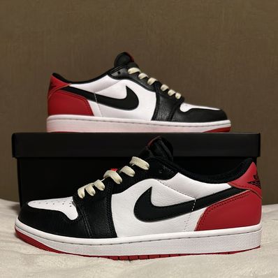 Nike Air Jordan 1 Retro Low OG "Black Toe"