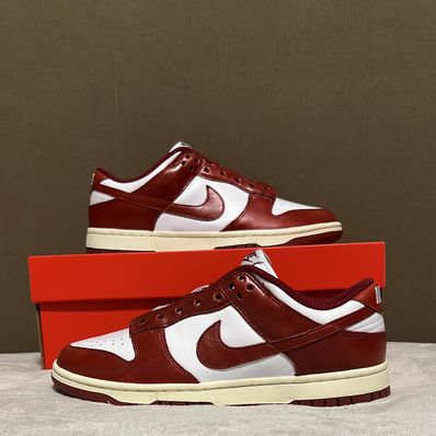 Nike Women's Dunk Low PRM "Team Red and White"