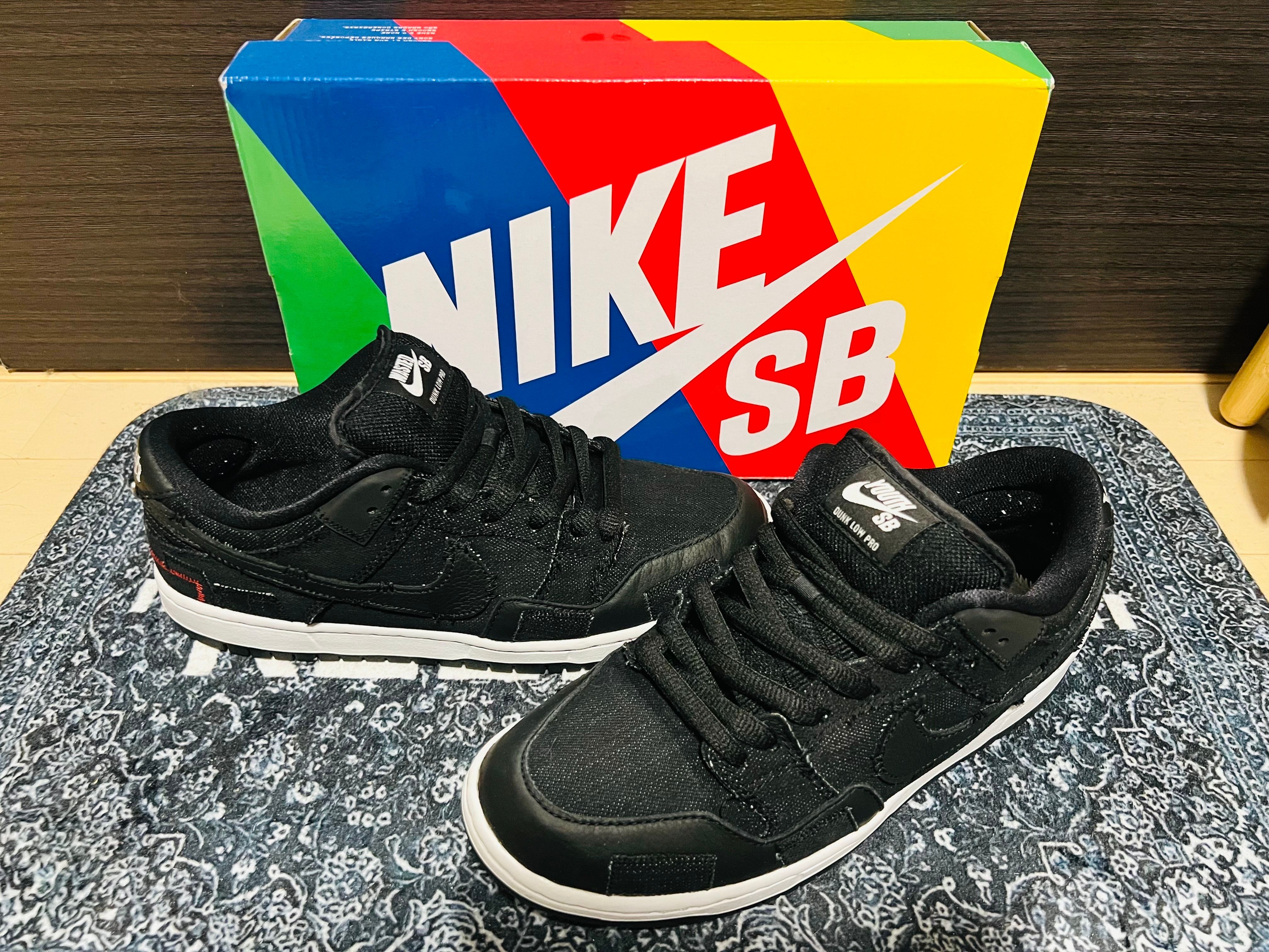 Wasted Youth × Nike SB Dunk Low "Black Denim" / VERDY
