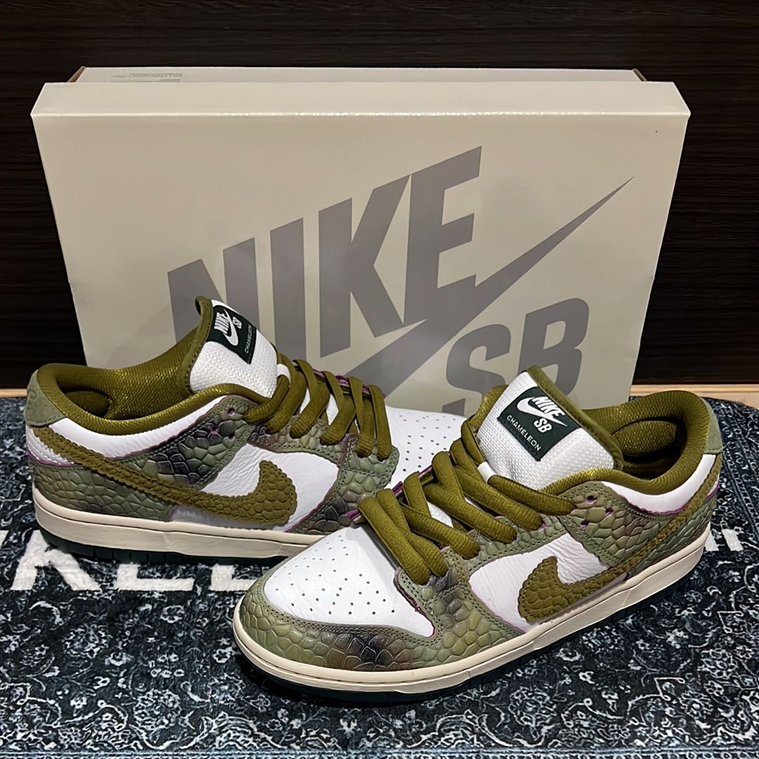 Alexis Sablone × Nike SB Dunk Low Pro "White and Pacific Moss"