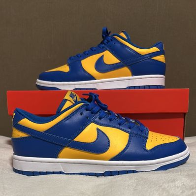 Nike Dunk Low "Blue Jay and University Gold"