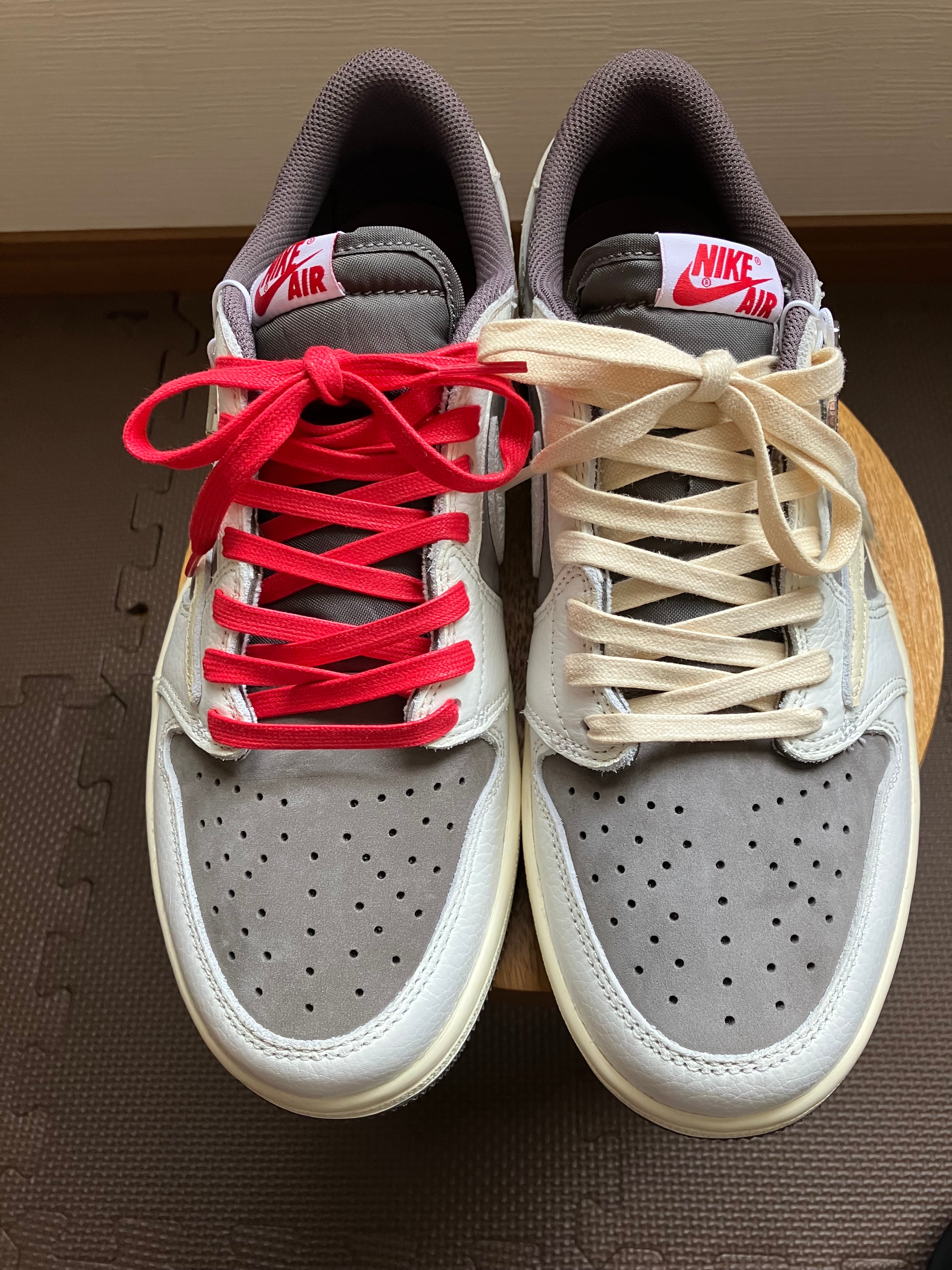 Travis Scott × Nike Air Jordan 1 Low OG SP "Reverse Mocha/Sail and Ridgerock"